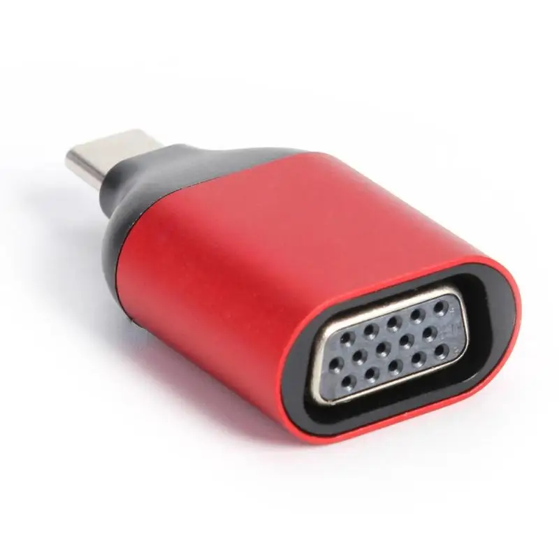 USB-C to VGA Тип-c до 4K HDMI 1080P VGA 4K DP конвертер Кабель-адаптер для Mac OS/Windows/Linux/Android, подходит для переключателя Mund - Цвет: USB-C to VGA