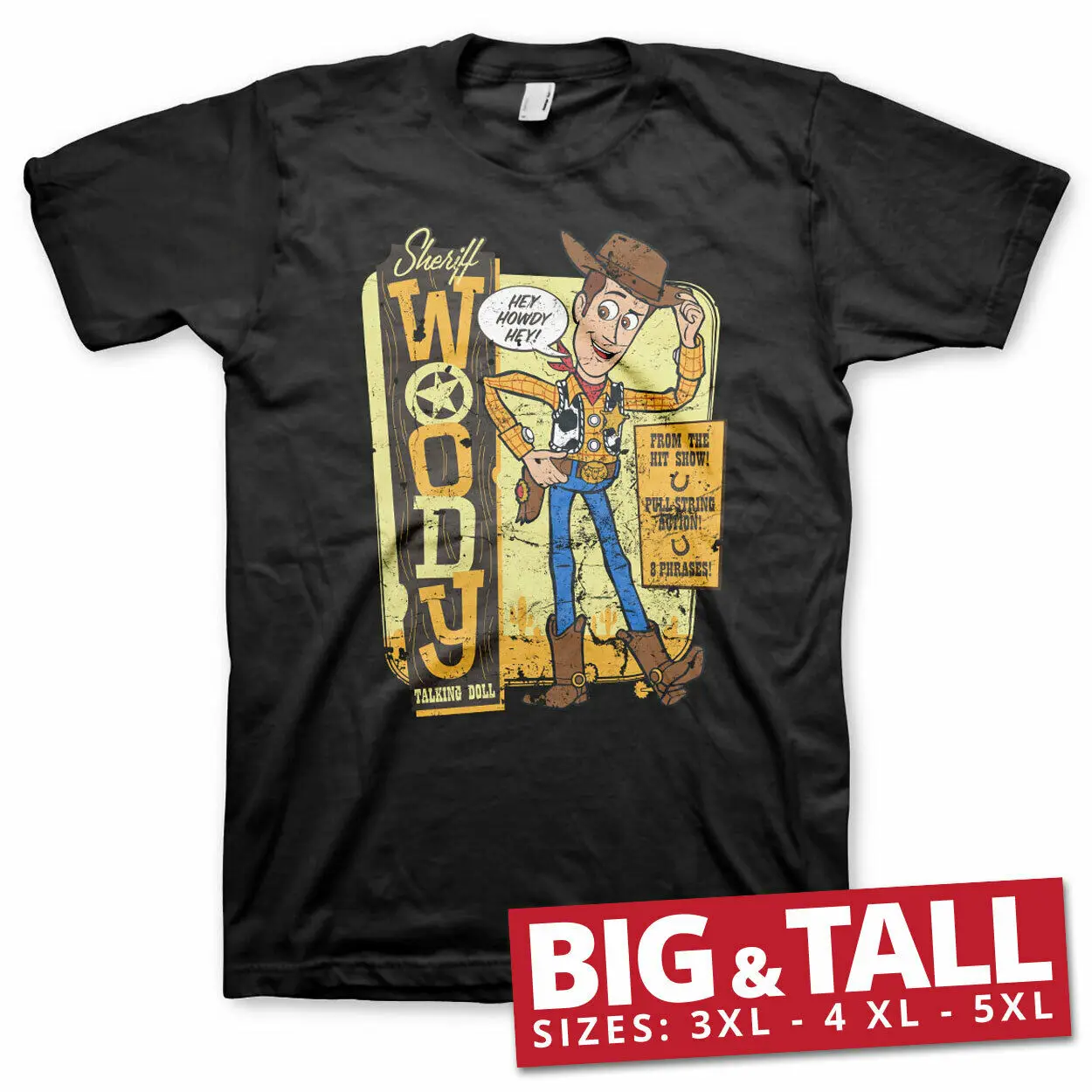 Calligram Shirts Men/'s Shirts Sheriff Big and Tall Shirts Men/'s Big and Tall Graphic T-Shirt
