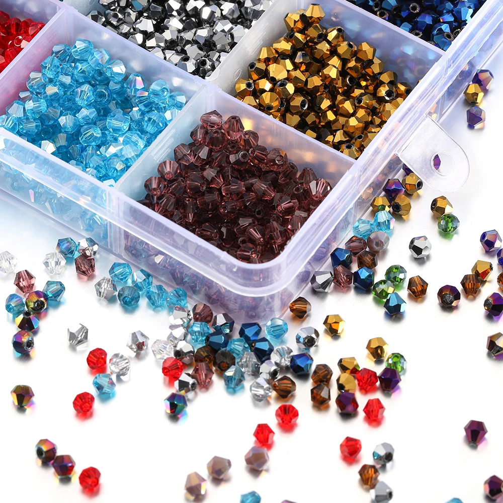 1box 3mm Beading kit mix DIY Jewelry FindingsAcrylic Spacer Beads For  Making Bracelet Accessory - AliExpress
