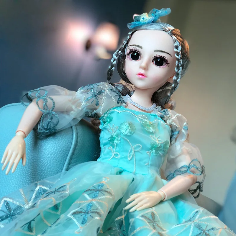 1/4 50 см BJD DIY моделирование куклы милый кукольный костюм платье принцессы для девочек Подарочная коробка макияж лучший подарок для девочек