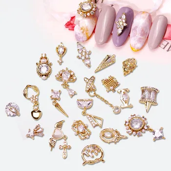 

High Quality Rhinestone Embellished Decorative Pendant Micro Inlaid Zircon Shiny Rhinestone DIY Fashion Nail Art Design