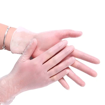 

100PCS Disposable Gloves Dishwashing/Kitchen/Work/Garden Gloves Universal for Left and Right Hand-S Palm Width 6-7cm