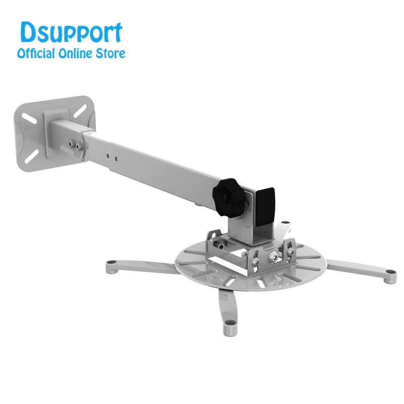 New Wall ceiling dual use Mount Full Motion Retractable Universal Projector Hanger Bracket Loading 15 kgs