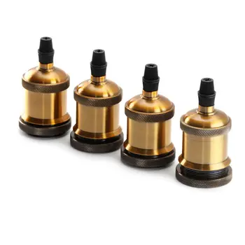 

4Pcs Vintage Pendant Lights E27 Lamp Holder Socket 110V 220V Screw Bulb E27 Lamp Bases Retro Lamp Holder