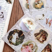 6 foglio di Buon Natale stampa a Caldo Torta FAI DA TE Scrapbook Sticker Diario Note Appiccicose Manuale Decorazione Adesivi