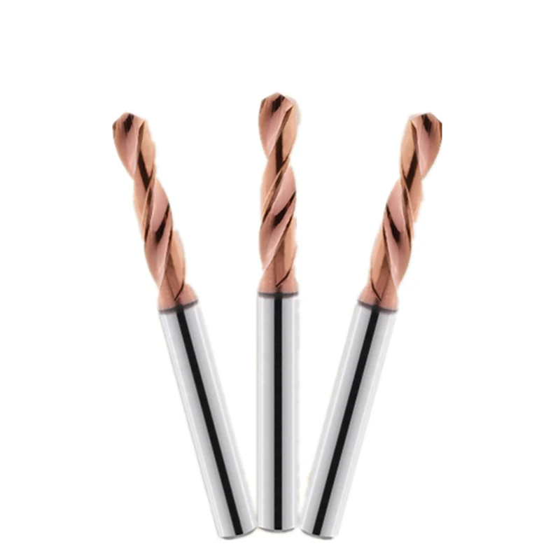 Free shipping 0.3mm- 4mm tungsten steel micro drill bit 4mm shank cnc micro circuit drill bit for stainless steel/ steel/ Al Cu