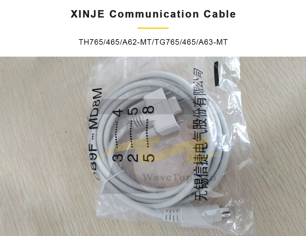 Xinje cabo de comunicação plc com tela