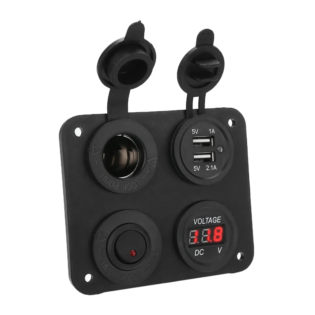DC 12 V-24 V автомобильный прикуриватель для Зарядное устройство зажигалка для сигарет розетка с 2 портами(стандарт Зарядное устройство светодиодный вольтметр Дисплей для смарт мобильный сотовый телефон автомобильный Зарядное устройство