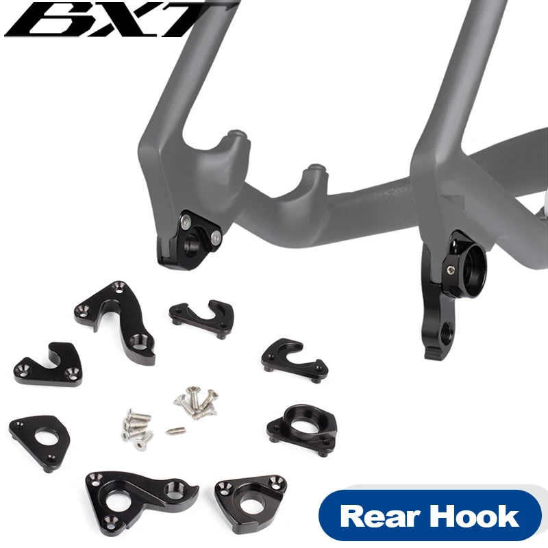 Cycling Rear Derailleur Hanger 135x9mm+142x12mm hook axle thru Mountain Bike MTB Frame Lug Screws alloy Bicycle parts