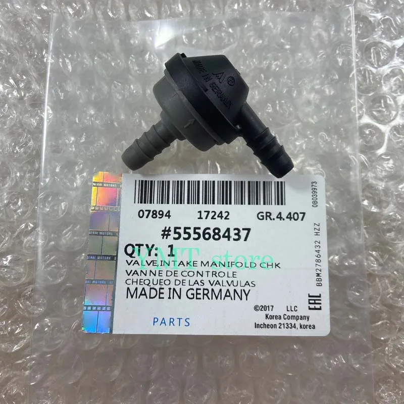 Original Intake MUnidirectional Intake Manifold Check Valve for Chevrolet Cruze Opel Astra Insignia Vw Passat 55568437 56547926 check valve