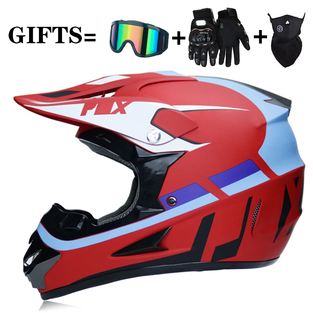 3 подарка мотоциклетный шлем для мотокросса мужчин в горошек Casco Racing внедорожный