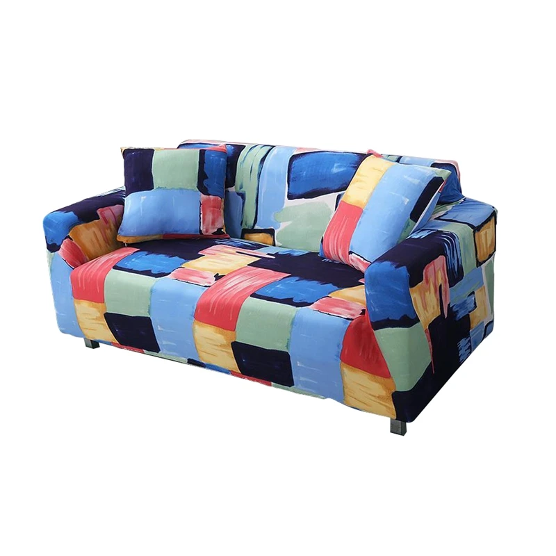 Горячий Простой стиль Slipcover эластичный чехол для дивана высококачественный безвкусный чехол на диван полотенце для одного/двух/трех/четырех мест - Цвет: 17