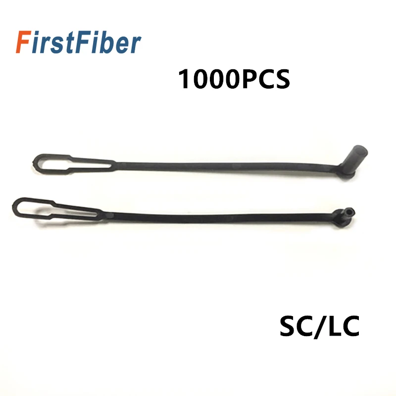Fiber Optical Pigtail Dust caps Chain dust plug with 1.25mm LC  long tails for connector 2.5mm  FC ST SC dust cover 1000pcs