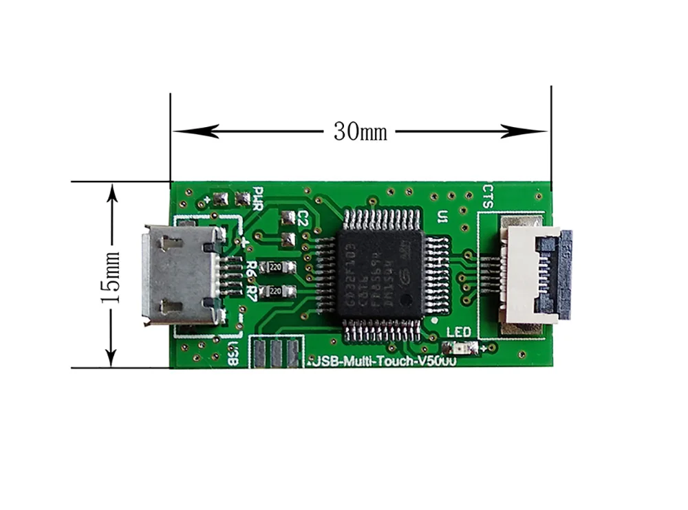 USB контроллер для емкостного сенсорного экрана GT911/GT910/GT912/GT928/GT9271/GT9110/GT5668/GT1151/GT967/GT9147 Win8 10 Raspberry Pi