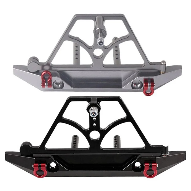 SCX10 CNC задний бампер бык бар с запасными шинами несущей скобы для Рок Гусеничный Rc