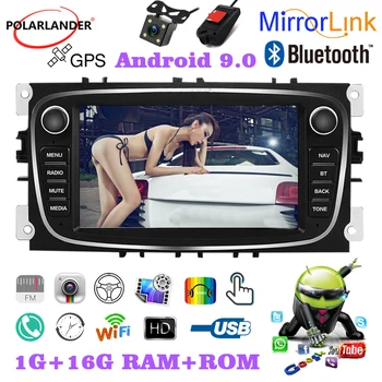 

7 Inch 2 Din Capacitive Touch Car Radio GPS WiFi Android iOS Airplay Rear dual USB For Ford/Focus/S-Max/Mondeo 9/GalaxyC-Max