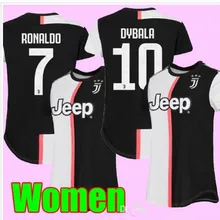 Женская футболка для футбола /20 juvees футбольная Майка домашняя Роналдо Дибала мандзукич Рэмси Кеан 19 20 футбольная рубашка