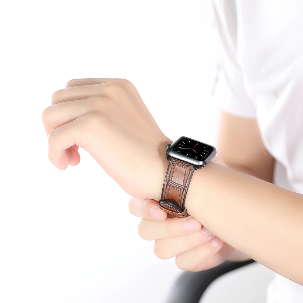 Ремешок для Apple Watch 38 мм, 40 мм, 42 мм, 44 мм, высококачественные Ремешки для наручных часов iWatch серии 4/3/2/1