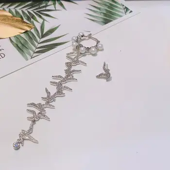 

Asymmetry AAA Cubic Zirconia Dangle Earrings For Women Fly Birds Earrings Fashion Jewelry