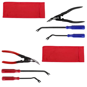 

Car Trim Removal Tools Kit Auto Audio Dash Door Window Clip Upholstery Fastener Remover Nylon Dash Door Panel Stereo Tool Set