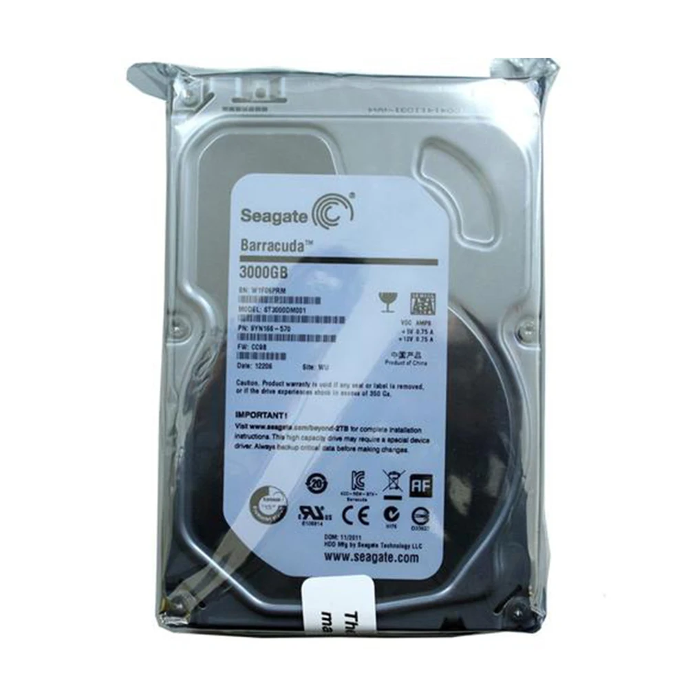 Seagate Brand 500gb Sata 3gb/s-6gb/s Hdd 500 Gb 7200 Rpm 8 Mb / 32 Mb  Buffer Desktop Pc 3.5