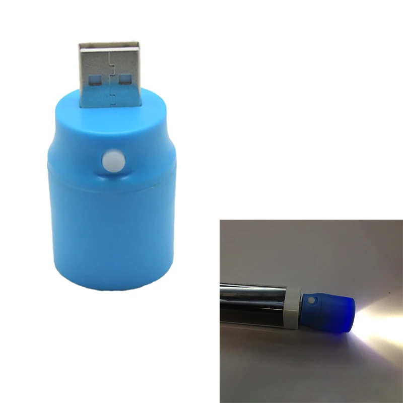 Для Power Bank PC ноутбук Android телефон маленький гибкий USB Led светильник Настольная