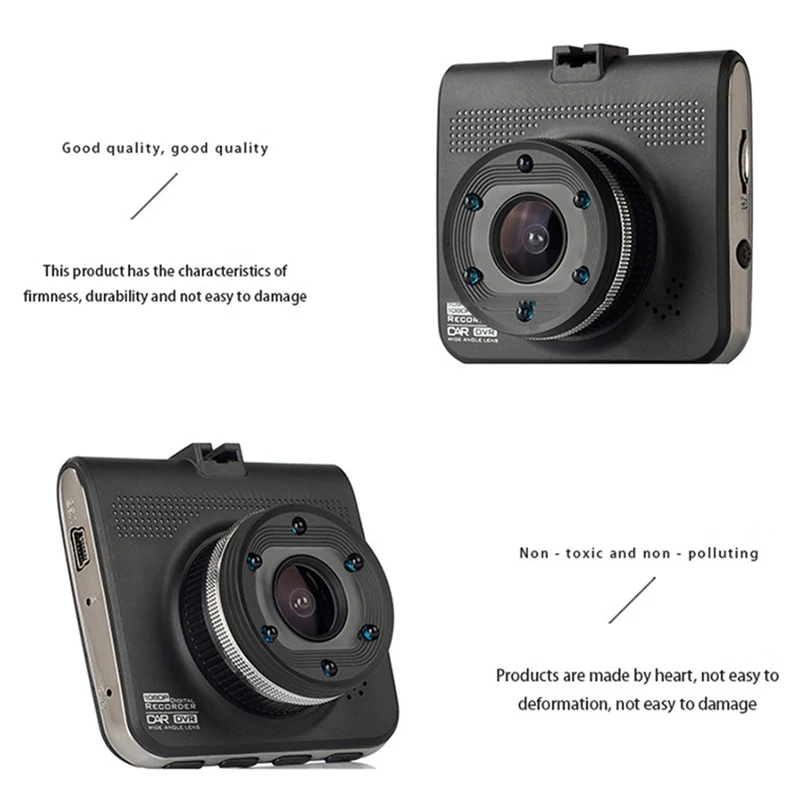 Мини Автомобильный скрытый рекордер камера 1080P Full HD видео регистратор с ночным видением монитор Автомобильный видеорегистратор Dashcam видеокамера T661