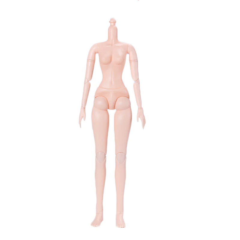 22 дюйма подвижные швы BJD кукла тела секс игрушки женский обнаженные тела для 1/3 кукла натуральный белый кожи DIY игрушки куклы для девочек - Цвет: 19 Joints Natural