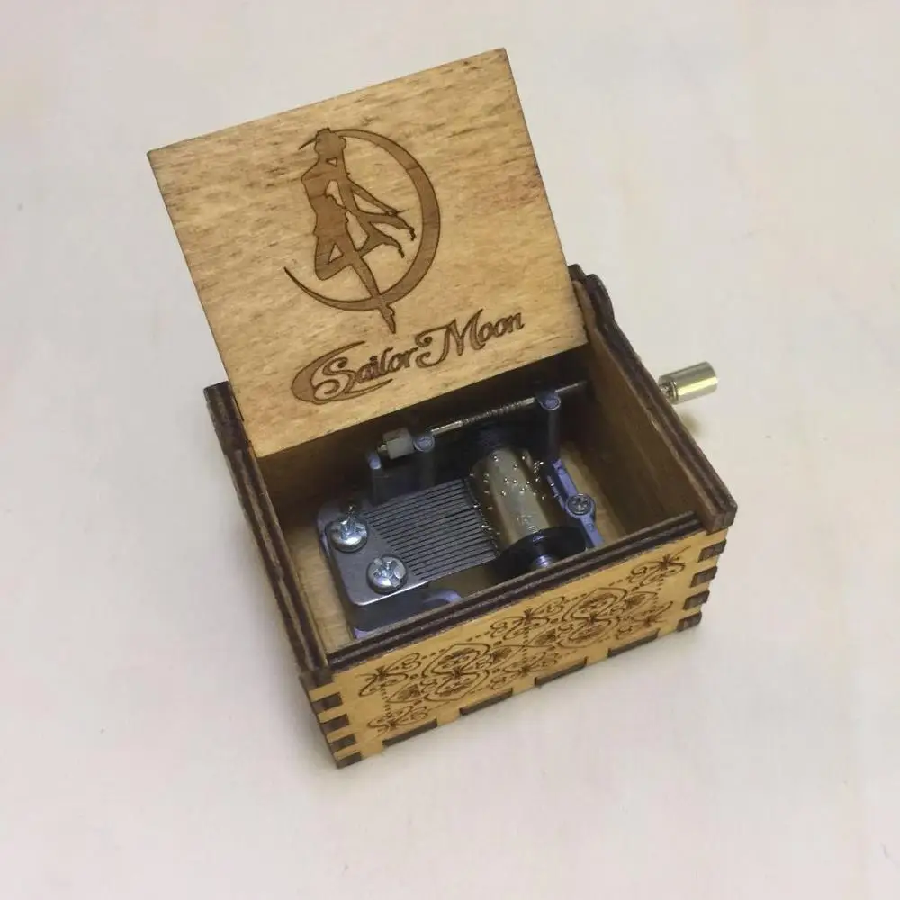 

New Pink Sailor Moon Music Box Game of Thrones Music Box Music Theme Caixa De Musica ONE Birthday Gift 50 pcs