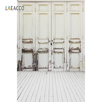 

Laeacco Photography Backdrops Vintage Wooden Door Floor Photo Backgrounds Baby Portrait Photophone Photozone For Photo Studio