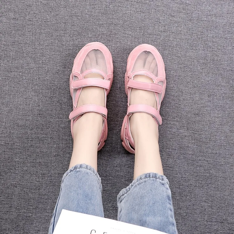 Женские прозрачные кроссовки коллекция 2019 года Розовая обувь женские