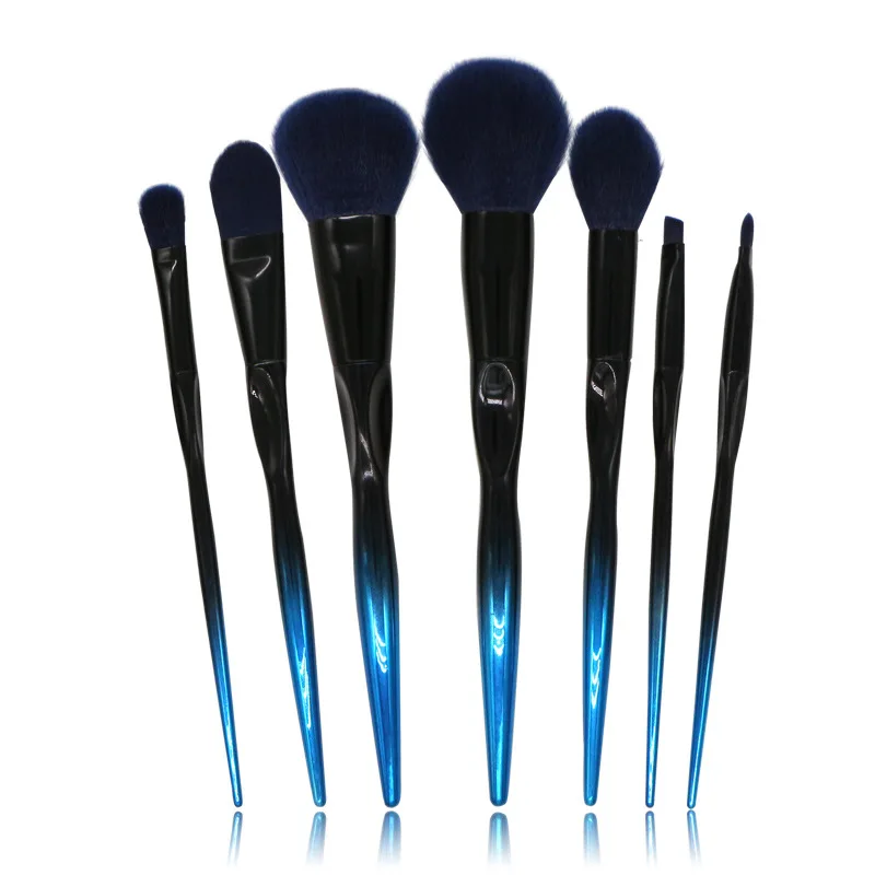 7pcs Makeup Brushes Set Professional Eyes Makeup Beauty Tools kit Brushes Soft Fiber Gradient Handle Makeup Brush