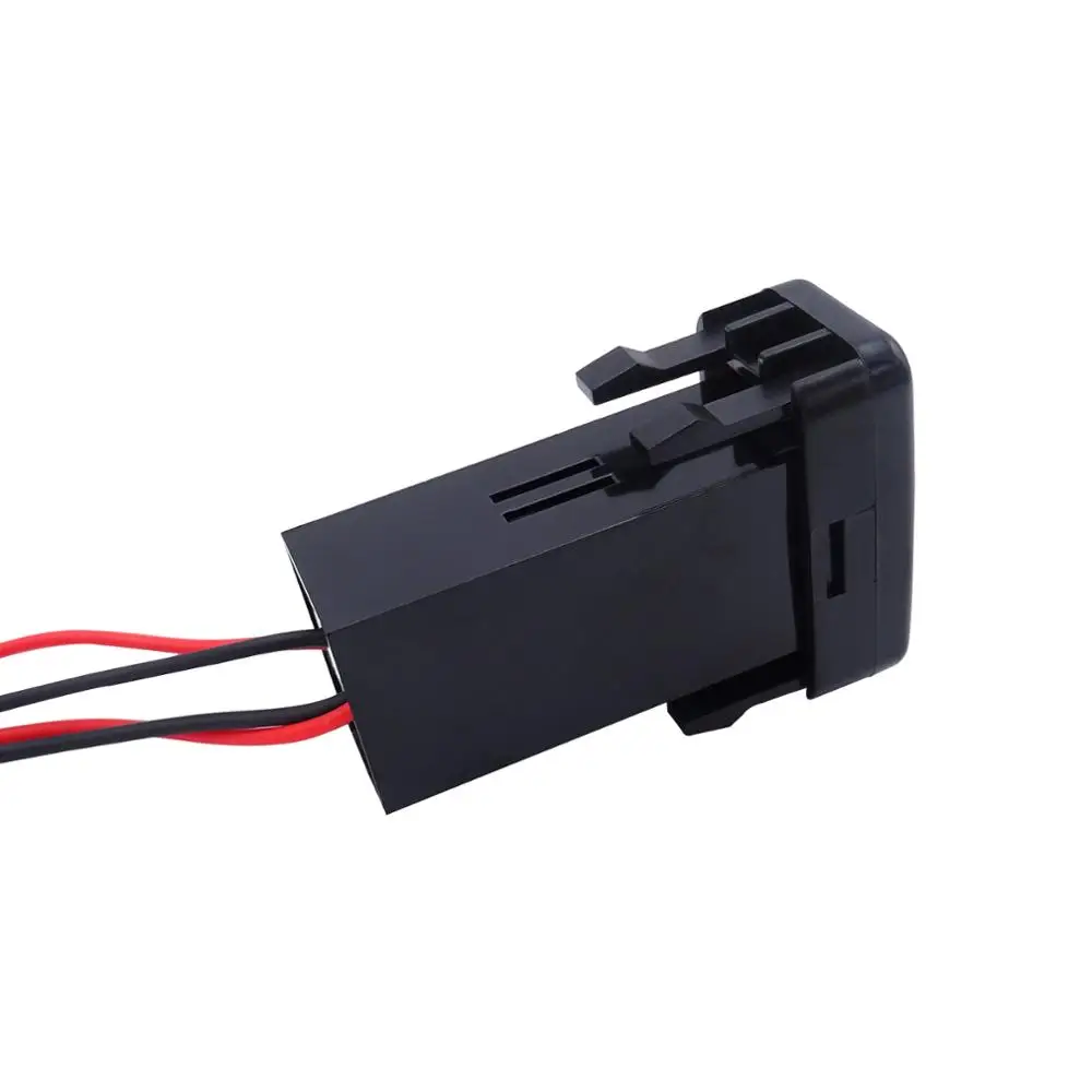 Wsen Dual USB Мощность Зарядное устройство синий Подсветка USB Интерфейс подходит для Toyota Tacoma Tundra 4runner Cruiser Fortuner Hilux Highlander
