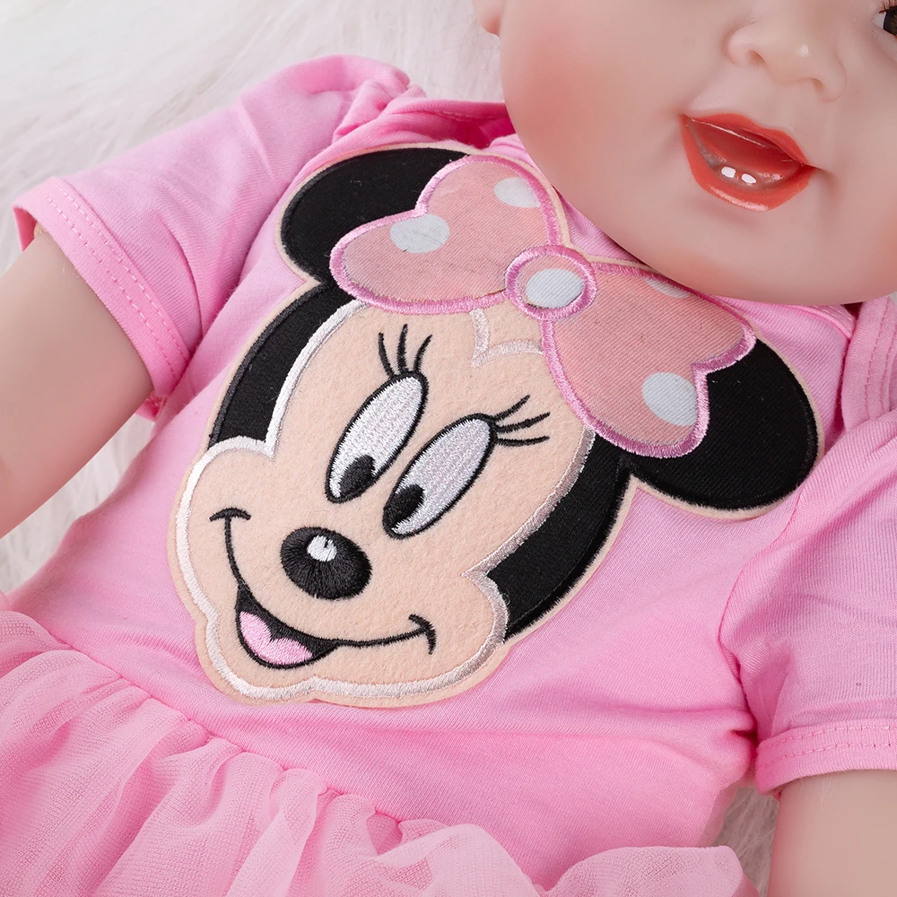 Реалистичные Reborn Baby Doll Игрушки для новорожденных 55 см тело реалистичные девочка Силиконовые Bonecas Bebes Reborn baby dolls