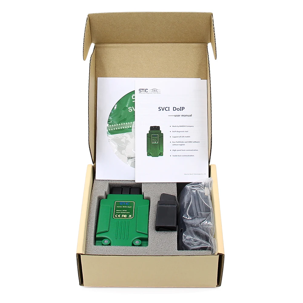 SVCI DoIP для JLR OBD2 OBDII диагностический инструмент STC SVCI DoIP для PATHFINDER& JLR SDD V156 FVDI онлайн программируемый сканер ECU