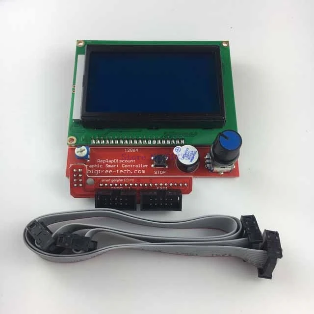 

A14-- 3D printer display LCD12864 cpompatible Ramps1.4 LCD liquid crystal smart controller Reprap 12864 LCD circuit board
