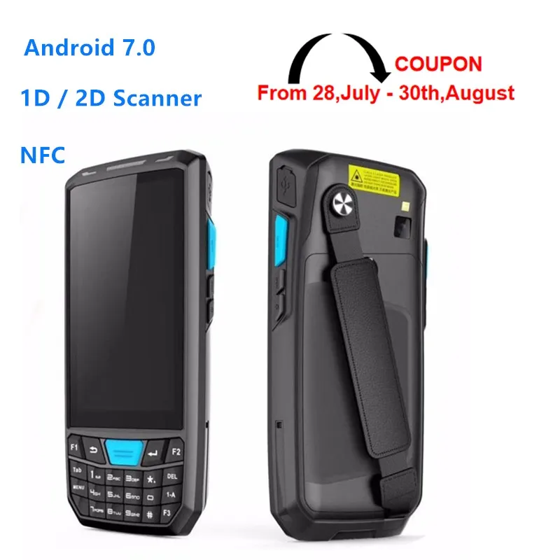 

PDA Barcode Scanner Android 7.0 Data Collector Terminal Handheld Waterproof IP66 Rugged phone Honeywell 2d barcode scanner