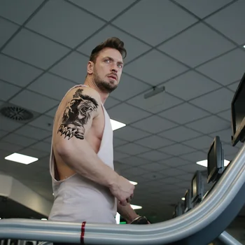 

5Pcs Decal Temporary Party Decor Cosplay Lifelike Cool Large Back Sticker Arm Decal Foot Decal Body Sticker for Adults