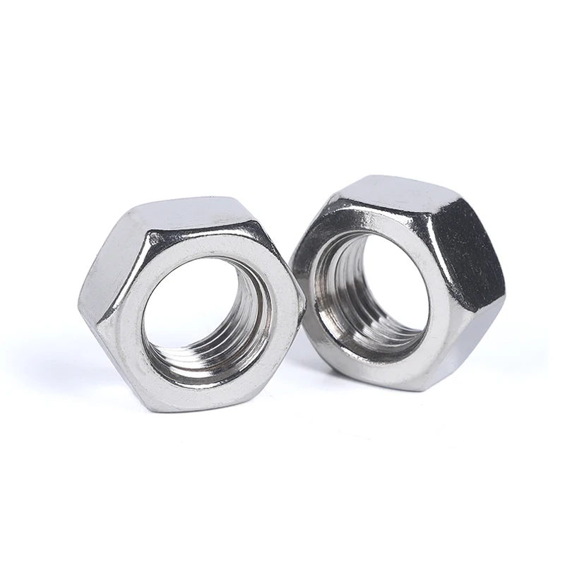 Stainless Steel Hex Nuts A2/304 Grade - M4 M5 M6 M8 M10 M12 M14 M16 M18 M20 M22 M24 - Full Set