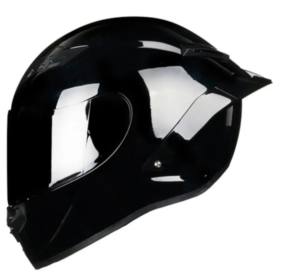 Углеродная живопись полный лицо мотоциклетный шлем для гонок шлем мотокросса бездорожья Kask Casco De Moto Motociclista DOT утвержден - Цвет: Золотой