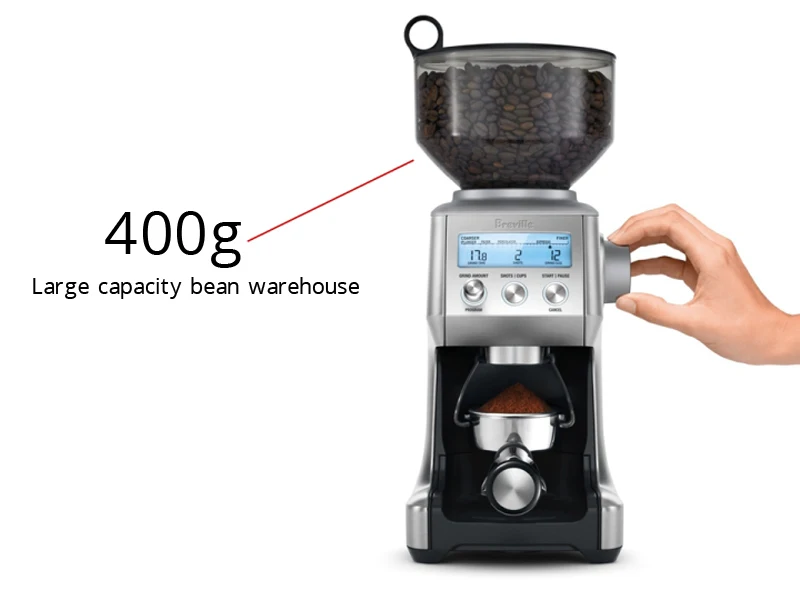 club eenvoudig ik ben verdwaald Breville Koffiemolen Elektrische Koffiebonen Slijpmachine Timeable 60  Bestanden Verstelbare Dikte Espresso Koffie Molen - AliExpress  Huishoudelijk Apparatuur