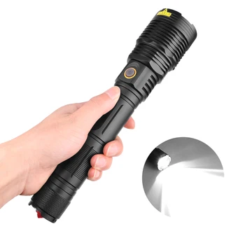 

5 Modes USB Rechargeable Lamp XHP 70 LED Torch 2500LM for Outdoor Camping Hiking Multi-function Long Shots Lamp Hunting