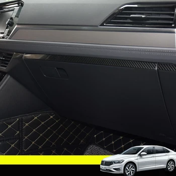 

For VW Jetta Sagitar A7 2019 Interior Accessories Steel Central Console Decorative Strips Cover Trims 5pcs LHD