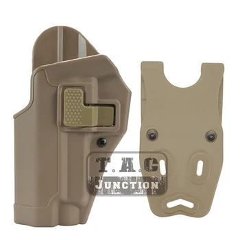 

Tactical Serpa CQC Concealment Pisto Holster Fits Left Hand Quick Release Slot Duty Belt Loop w/ Jacket For Sig Sauer P226 P22