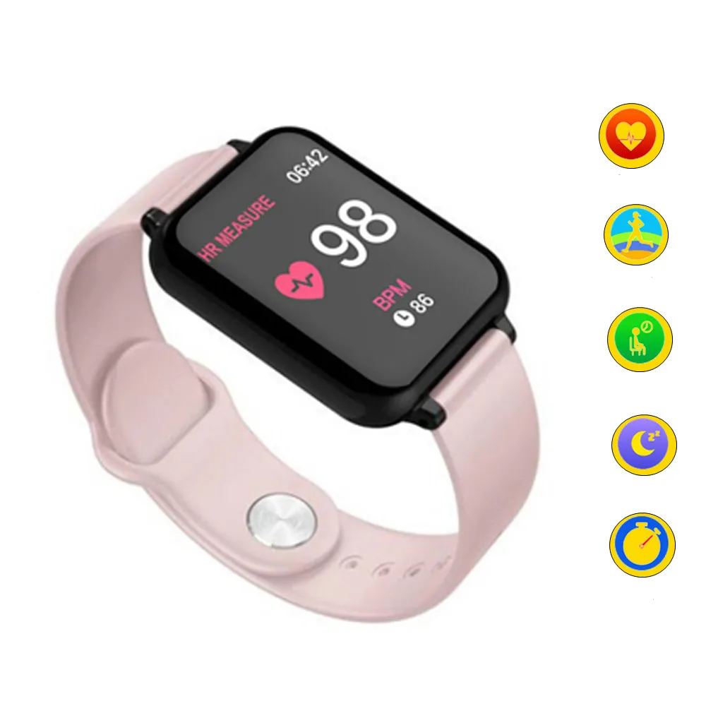 

Top Smart Watch B57 Waterproof IP67 Sport Smartwatch Heart Rate Blood Pressure for Samsung iPhone Smart Phone for Man Women