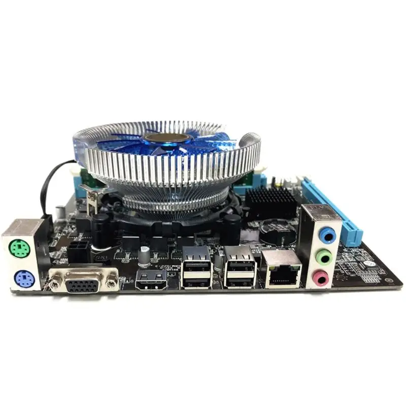 1 комплект HM55 материнская плата компьютера I3 I5 Lga 1156 4G вентилятор памяти настольная материнская плата