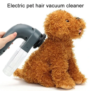 

House Pets Practical Tools Products Electric Animals Hair Comb Pet Grooming Brush Suction Device Vacuum Fur Cleaner