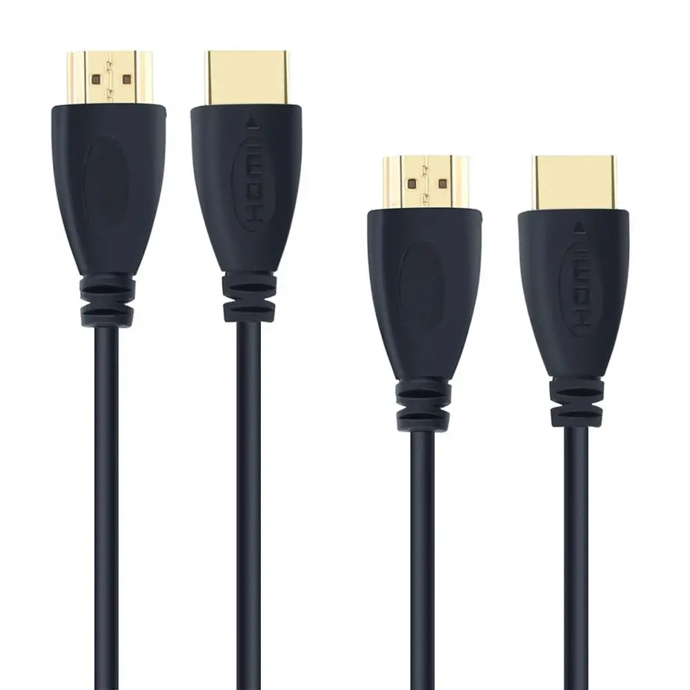 Yellow HDMI кабель видео Позолоченные кабели 1,4 1080P 3D кабель для HDTV переключатель делителя 0,5 m 1m 1,5 m 2m 3m 5m 10m 12m 15m 20m - Color: Yellow
