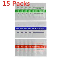 15pcs/lot 4.01 6.86 9.18 PH Meter Calibration Point PH Buffer Powder Measure Calibration Solution For PH Test Meter 1