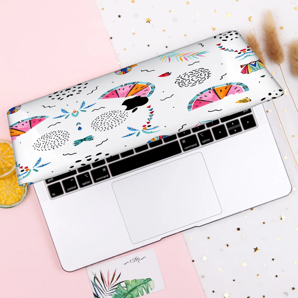 Чехол для MacBook Air 13 дюймов пластиковый твердый чехол с летним рисунком A1932 A2337 A2179